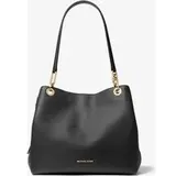 Michael Kors Shopper - Totes - Kensington Large Aus Gekrispeltem Leder Schwarz - für Damen