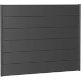 Biohort Sichtschutzelement 180 x 135 cm Dunkelgrau Stahl