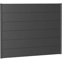 Biohort Sichtschutzelement 180 x 135 cm Dunkelgrau Stahl