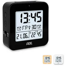 ADE Funkwecker schwarz