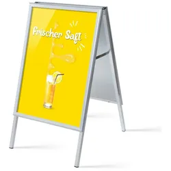 SHOWDOWN Displays Showdown Kundenstopper - DIN  A1- Komplett-Set - Frischer Saft Deutsch - Gelb/Schwarz