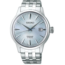 Seiko Herrenuhr Presage Automatik SRPE19J1 - silber