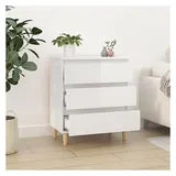 vidaXL Sideboard 60 x 70 x 35 cm Hochglanz Weiß