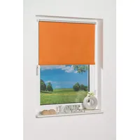 K-HOME Thermorollo Verdunklungsrollo ohne Bohren 60 x 150 cm Orange