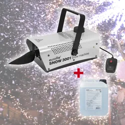 Schneemaschine Snow 3001 - 700W - mit Fernbedienung - Für Kunstschnee + 5 Liter ...