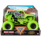 Monster Jam Monster Jam, Grave Digger Monster Truck, detailreiches Metall-Spritzguss-Fahrzeug zum Spielen und Sammeln im Maßstab 1:24, Spielzeug für Kinder ab 3 Jahren