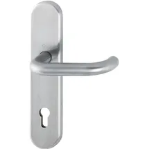 HOPPE Langschild-Halbgarnitur Paris E138F/3310 Edelstahl PZ 92mm