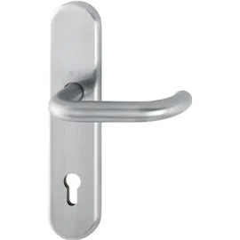 HOPPE Langschild-Halbgarnitur Paris E138F/3310 Edelstahl PZ 92mm