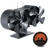 Dtekgaz - Brennstoffsparender, Wärmebetriebener Ofenventilator Mit 8 Flügeln – Büro