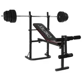 Gymstick Hantelbank Mit Set 40kg - Black - One Size