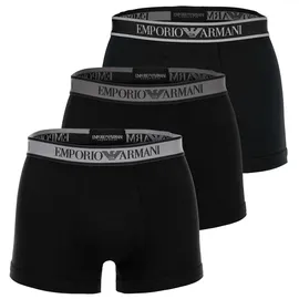 Emporio Armani Boxershorts 3er Pack Schwarz XL