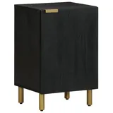 vidaXL Badschrank Schwarz 38x33x58 cm Holzwerkstoff