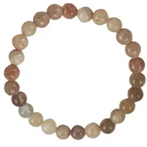 Marco Schreier Armband Mondstein Kugeln 6mm