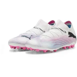 Puma Future 7 Ultimate MG puma white-puma black-poison pink (01) 4.5