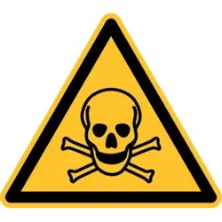 Eichner Warnschild Warnung vor tödlicher Gefahr 31,5 cm Alu