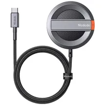 Mcdodo CH-5500 Wireless Charger, magnetisches Ladegerät mit Standfuß, MagSafe, 15W, grau