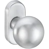 Erich Dieckmann GmbH Knopf Ares oval auf Rosette 2033/5010 Silber
