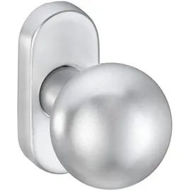 Erich Dieckmann GmbH Knopf Ares oval auf Rosette 2033/5010 Silber