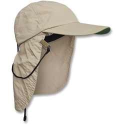 Fox Sahara Cap langer Nackenschutz beige