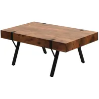 MCW Couchtisch MCW-L54, Wohnzimmertisch Beistelltisch Sofatisch, Metall 43x110x60cm ~