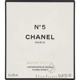 Chanel No. 5 Eau de Toilette refillable 20 ml + Nachfüllung 2 x 20 ml
