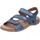 Rieker Damen Sandalen für Damen, blau, 39 EU