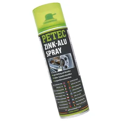 PETEC 71050 Zink Alu Spray Grundierung Spray 500ml Langzeit Korrosionsschutz
