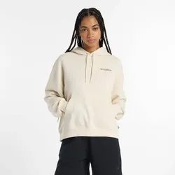NEW BALANCE Damen Kapuzensweat Multi Color Logo, LINEN (WT51917LIN), XL