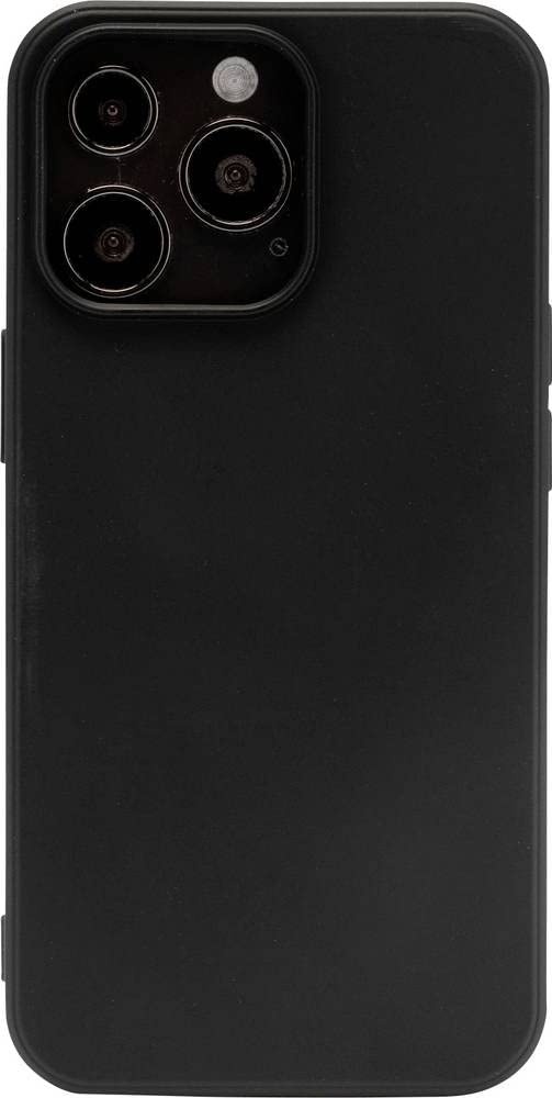 JT Berlin BackCase Pankow Soft Silikon Hülle Apple iPhone 13 Pro Schutzhülle [Flexibles TPU Cover, Wireless-Charging kompatibel, Verstärkte Ecken, 1 Meter Fallschutz] schwarz, 10792