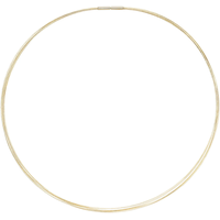 Halsreif JOBO, gelb (gelbgold 585), Halsketten, Damen, Gelbgold 585, L: 42, 5-reihig 585 Gold 42 cm
