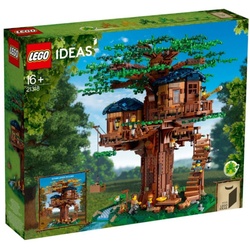LEGO® Konstruktionsspielsteine Baumhaus 21318 IDEAS Spielzeug, (Set, 3036 St), Abnehmbare Elemente, Nachhaltige Elemente