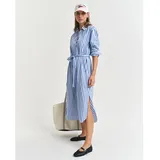 GANT Blusenkleid Blau/Weiß 38