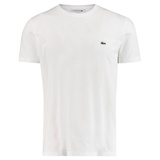 Lacoste T-Shirt mit Logo-Stitching, Weiss, XXXL