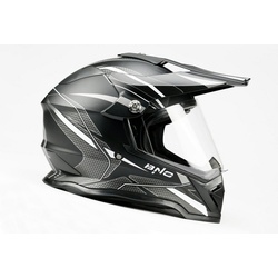 BNO Motorradhelm »BNO Cross-3 Integralhelm, Crosshelm mit Visier«, Visier Wechselbar, Schild Abnehmbar, volle ECE Prüfung 57 cm