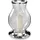 Fink Windlicht BIG Glas Metall Silber
