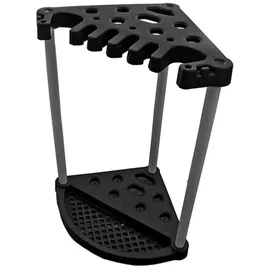 KETER 230826 Gartenwerkzeug Organizer Gerätehalter Ständer Corner Tool Rack Schwarz