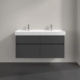 Villeroy & Boch Waschtischunterschrank 4 Auszüge 115,4 x 54,6 x 44,4 cm Schwarz