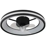 GLOBO Gatian 49,5 cm Deckenventilator Schwarz