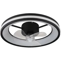GLOBO Gatian 49,5 cm Deckenventilator Schwarz