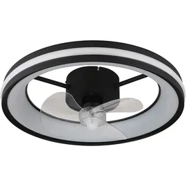 GLOBO Gatian 49,5 cm Deckenventilator Schwarz
