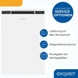 Exquisit KS516-4-E-051C Kühlschrank (107 l, 0 mm hoch, Weiß)