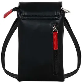 Disney Minnie Maus Face-Handytasche, Schwarz, 12 x 20 cm