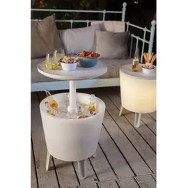 KETER Illuminated Cool Bar 57 x 49,5 x 49,5 cm Weiß