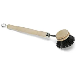 Spülbürste Naturhaar-Mischung  Holzkörper Durchmesser 40 mm Rundkopf