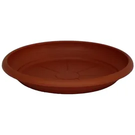 Scheurich Blumentopfuntersetzer Untersetzer rund Linda aus Kunststoff für Pflanztöpfe braun Ø 54 cm