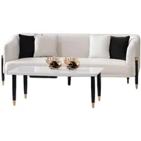 JVmoebel Sofa Weiße Sofagarnitur 3+1+1 Sitzer Set Design Sofa Neu Polster Couchen, Made in Europa weiß