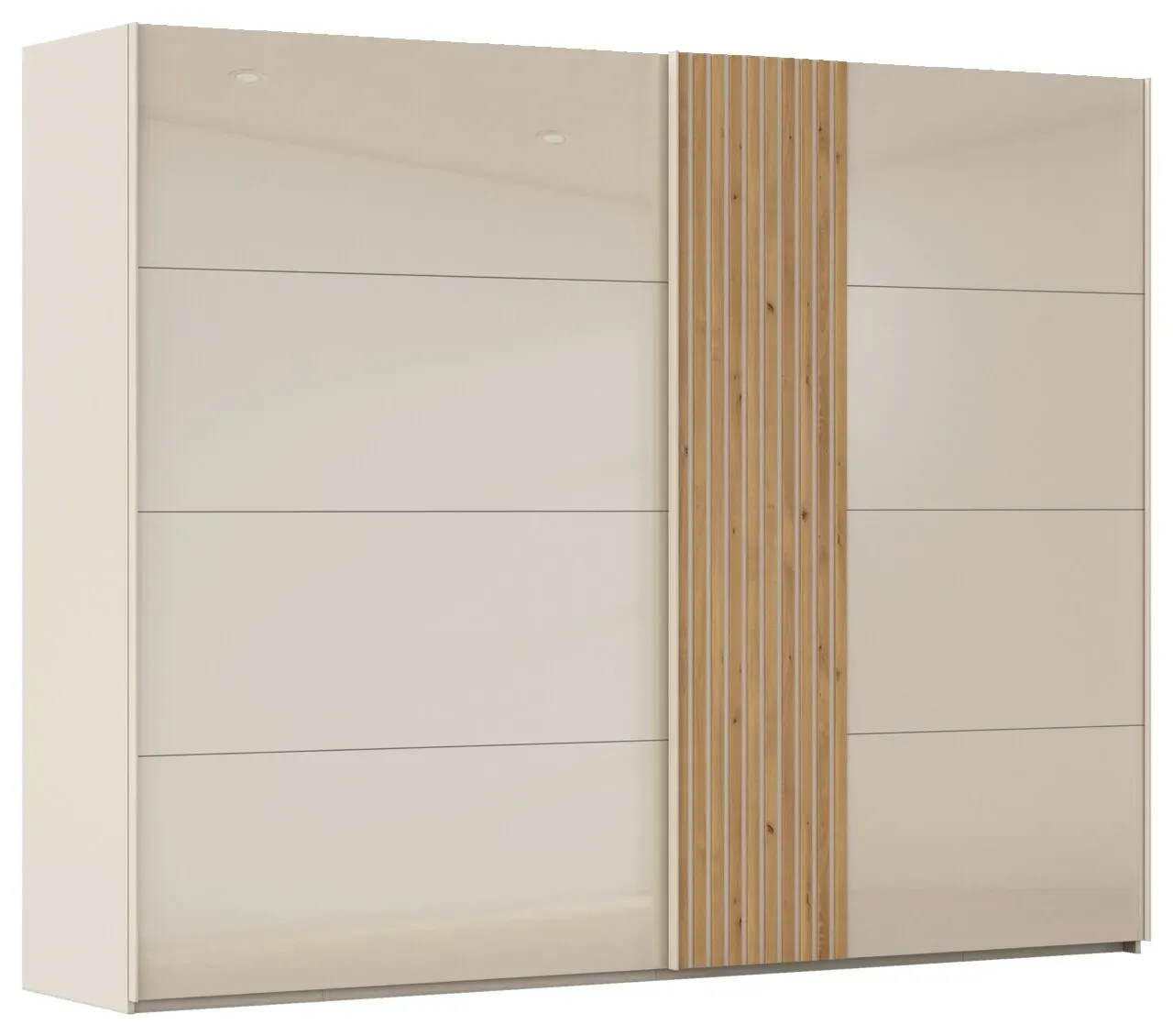 Novel Schwebetürenschrank 2-türig RIEVAS - B/H/T ca. 281.00x223.00x68.00