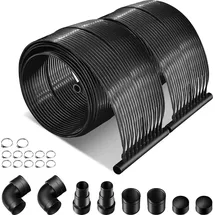 Costway Solarkollektor Poolheizung schwarz 600x75 cm