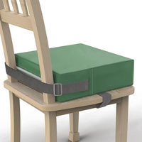 Kleinkind-Sitzerhöhung für Esszimmerstuhl, stärkere Unterstützung, rutschfeste Unterseite, doppelte sichere Riemen, Sitzerhöhung, Esszimmer, Kleinkind, tragbares Reise-Erhöhungskissen (grün)