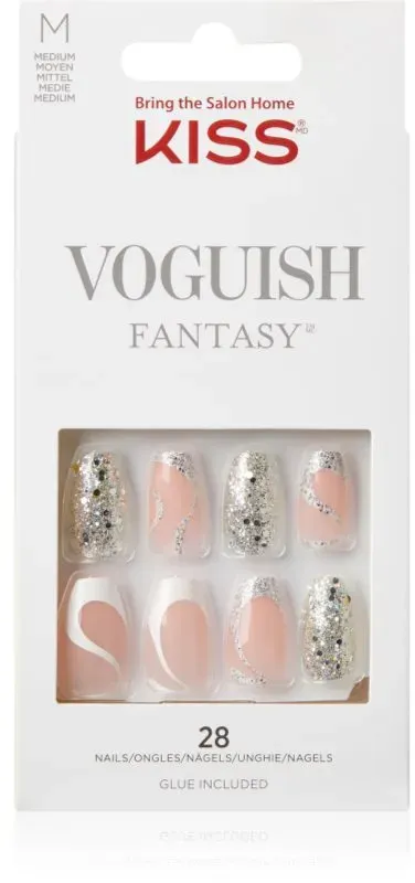 KISS Voguish Fantasy Fashspiration künstliche Fingernägel Medium 28 St.